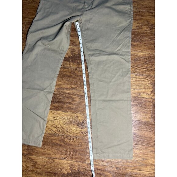 Volcom Corpo Class Mens Brown Straight Leg Polyester Cotton Pants Size 38 - Picture 5 of 8